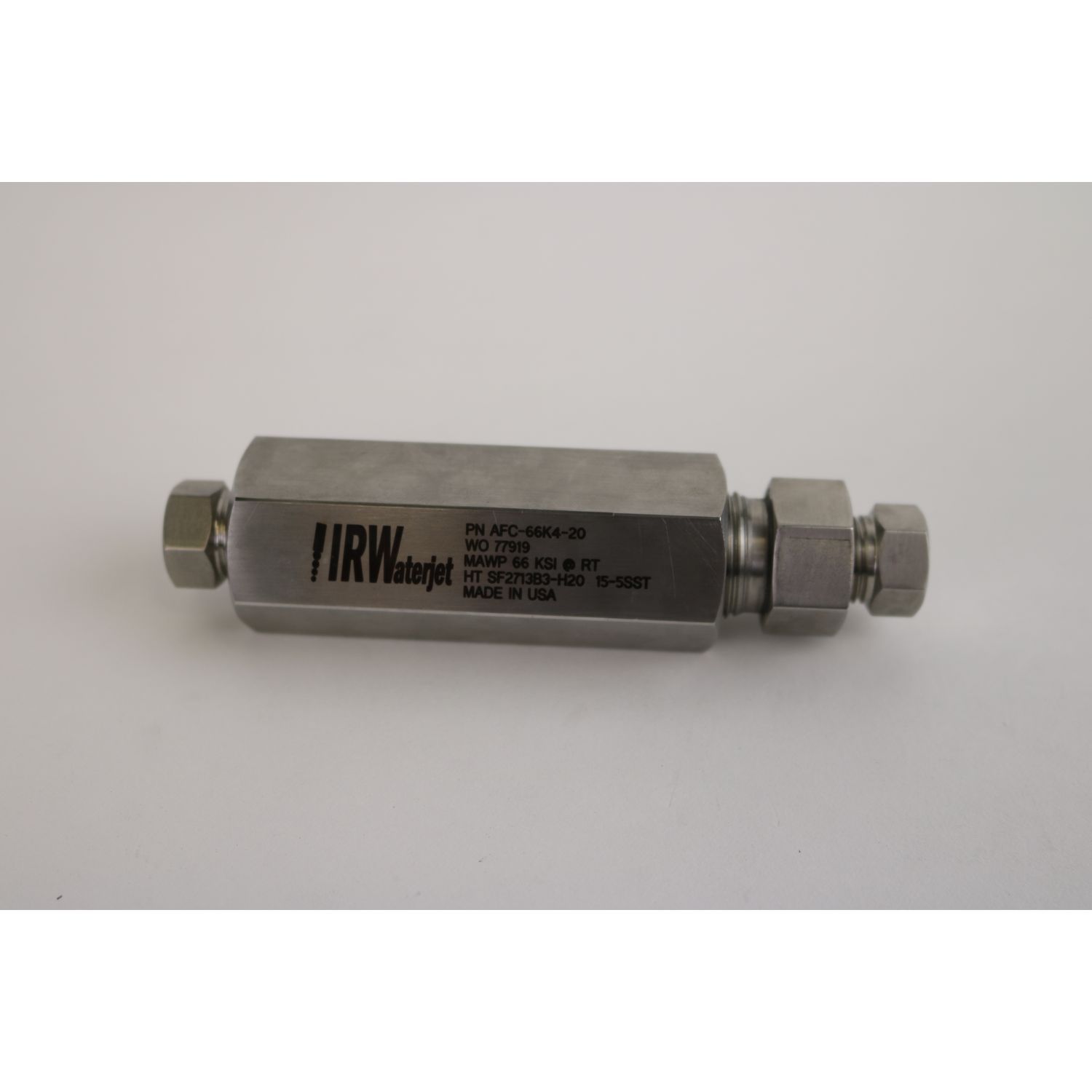 HP Water Filter Assembly Inline 60,000psi, .25, 20um Stainless Steel